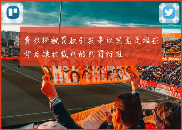 费尔斯被罚款引发争议究竟是谁在背后操控裁判的判罚标准
